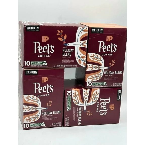 Peet's Coffee Holiday Blend Dark Roast Coffee 40 K Cup. - READ DESCRIPTION