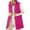 Hot Pink, variant on Inleife Womens Outerwear Vests Womens Puffer Ladies Sleeveless Zip Up Outerwear Warm Puffer Lightweight Down All Winter Jackets Coats 2025