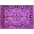 thumbnail image 1 of Ahgly Company Indoor Rectangle Oriental Purple Traditional Area Rugs, 3' x 5', 1 of 4