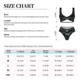 thumbnail image 4 of Kdxio Lavender Flowers Print Women's 2 Piece High Waisted Wrap Spaghetti Strap Summer Swimsuit Bikini Set-Medium, 4 of 7
