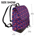 thumbnail image 2 of Fotbe Cute Crabs Mochila Bolso con Estampado para Mujer, Mochila Antirrobo de Nylon Impermeable, Bolsa Ligera de Hombro, 2 of 4