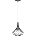 thumbnail image 2 of Volume Lighting  1-Light  LED Indoor Black Hanging Mini Pendant, 2 of 2
