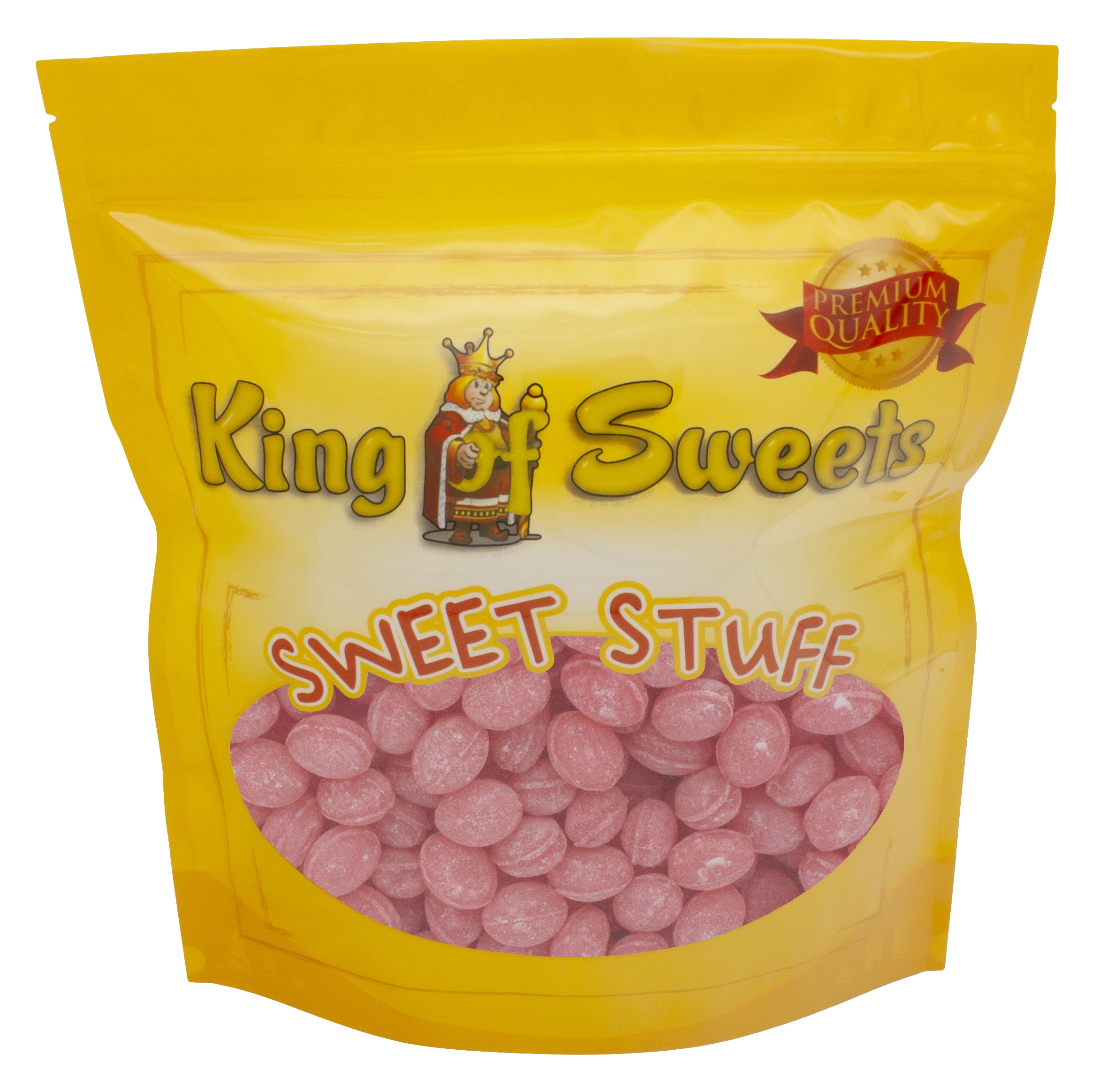 Claey's Watermelon Sanded Drops 5 Pounds Nostalgic Hard Candy in a Resealable King of Sweets Bag