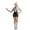 Black, variant on Seeing Red SNL Space Shorts Costume Complete with Wig and Top | Women's Female