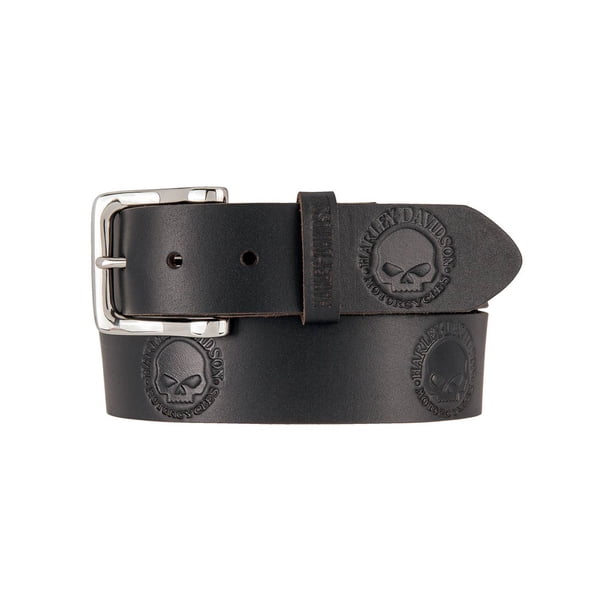 HarleyDavidson HarleyDavidson Men's Embossed Willie's World Leather