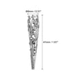 thumbnail image 2 of Uxcell 41mm Corsage Decorative Holder Brooch Pin Vase Pocket Boutonnieres Holder Silver Tone 12 Pcs, 2 of 6