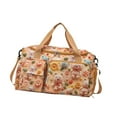 thumbnail image 4 of Bolsa de ballet para niñas, contenedor de almacenamiento, gran capacidad, portátil, impermeable, bolsa de viaje para pasar la noche, bolso de gimnasio Amarillo, 4 of 8
