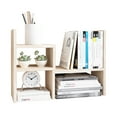thumbnail image 3 of TY Arts & Culture 13-Compartment Wood Desktop Organizer & Pencil Holder, Beige, 3 of 8