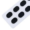 thumbnail image 4 of 24 pares de almohadillas nasales para anteojos, almohadillas nasales autoadhesivas, almohadillas nasales suaves y delgadas antideslizantes Negro 10 mm Colcomx almohadilla nasal para anteojos, 4 of 8