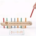 thumbnail image 5 of Wooden Dinosaur Balance Game - Educational Preschool Color Matching & Sorting Stacking Toy for Fine Motor Skill Development, Toddler Activities, Counting & Sequencing, Age 3+, 5 of 5