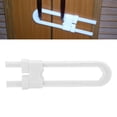 thumbnail image 4 of Locks, Easy To Clean  Lock U-Shaped Flexible Design Durable Cabinet Locks  For Closet Door, 4 of 8