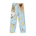 thumbnail image 5 of Disketp Cute Gnome Bee Collects Honey Men'S Pajama Pants - Ultra Soft Fleece Sleep And Lounge Pants (Size: S-Xxl), 5 of 9
