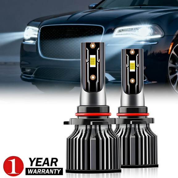 For Chrysler 300 2016-2021 Front LED Headlight Bulbs High&Low Beam 6500K White Super Bright