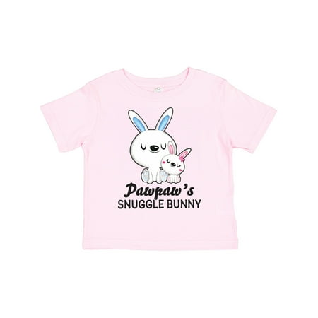 

Inktastic Pawpaws Snuggle Bunny Easter Gift Toddler Toddler Girl T-Shirt