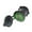 Green, variant on Car USB Charging Socket Outlet Double USB Outlet USB Power Outlet with Waterproof Caps Rings Light USB Port for Marine