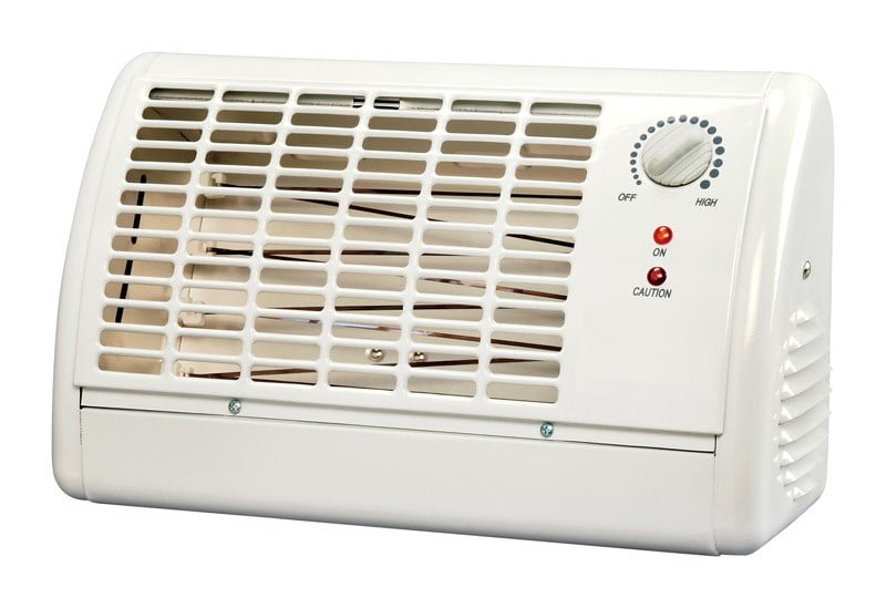 Soleil Small Radiant Heater 1320 W Metal Structure Body,White