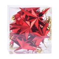 thumbnail image 1 of 12 adornos colgantes de estrellas para Navidad, bonitos adornos para de Navidad hechos a mano para sala de estar al aire libre, cafetería de Rojo, 1 of 9