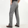 thumbnail image 3 of Wdfiry Mens Dress Pants Slacks Trousers Regular Fit Suit Pants for Men Comfortable Stretch Work Pants for Men Business Wide Leg Pant Men's Pants, 3 of 4