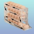 thumbnail image 3 of Egg Holder For Fridge - 4 Layer, Stackable Eggs Organize Easy Access Door Organizer For Fresh Eggs - Automatic Rolling Egg Container For Refrigerator(clear), 3 of 5
