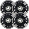 thumbnail image 3 of LED Inline Wheels 76mm 82a Skate Rollerblade Light Up 4-Pack w/ Abec 9 Bearings, 3 of 8