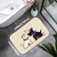 thumbnail image 3 of 1pc Two Scottish Absorbent Non-Slip Bathroom Thickened Flannel Rug Decor,Soft,Quick Drying,Suitable For Indoor/outdoor Use,Bathrooms,Bedrooms,Kitchens,Terrace,Laundry Rooms,16"x24", 3 of 7