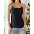 thumbnail image 4 of Sociala Women's Seamless Camisole Tank Tops Stretch Spaghetti Strap Camisoles Built-in Bra Basic Undershirt Tanks, 4 of 12