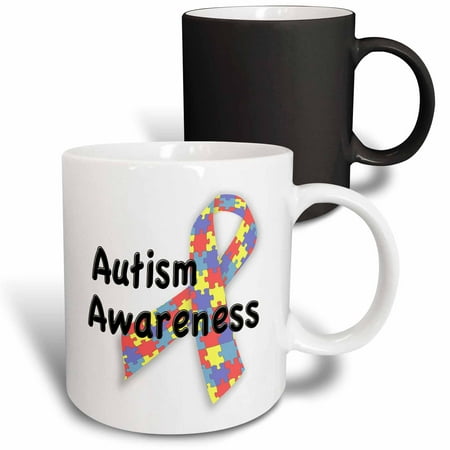 

3dRose Autism Awareness Magic Transforming Mug 11oz