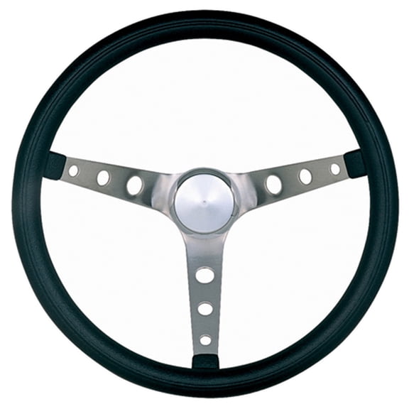 Classic Nostalgia 15in Black Steering Wheel