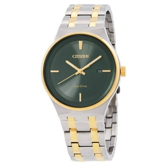 Citizen Eco-Drive Blue Mother of Pearl Dial Stainless Steel Men's