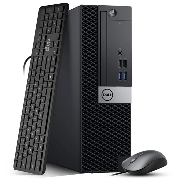 Restored Dell 3070 SFF Desktop PC | i5-8th Gen Processor | Intel UHD Graphics 630 | 16GB DDR4 RAM | 512GB SSD | WIFI | Keyboard & Mouse | Windows 11 Pro Computers Desktop (Refurbished)