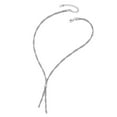 thumbnail image 2 of Diamond2Deal Collier Extensible en Argent Sterling 925 Poli avec 3 Po pour Femmes 17 Pouces, 2 of 5