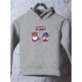 thumbnail image 3 of Happy 4Th Of July Gnomes Hoodie Toddler -Image by Shutterstock,  4 Toddler, 3 of 4