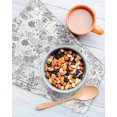 thumbnail image 3 of Gray Botanical Kitchen Dish Towels for Drying Dishes Set of 2, Watercolor Spring Floral Summer Waffle Weave Microfiber Hand Tea Bathroom Towels Quick Dry & Absorbent Towel 12x12, 3 of 7