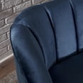thumbnail image 4 of Rubberwood natural grain / Study area use / Blue-colored club chair, 4 of 5