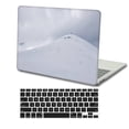 thumbnail image 4 of KSK KAISHEK Hard Shell Compatible MacBook Air 13"( Touch ID, 2018/2019/2020/2021/2022) + Black Keyboard Cover Model A1932 A2179 A2337 m1, USB Type-C Purple series 0181, 4 of 5