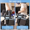 thumbnail image 6 of SUMMIT Wearable Cleaning Caddy, Cleaning Caddy Supplies Organizer with Handle & Shoulder Straps for Housekeepers, Under Sink & Car Cleaning Tool Organizers Bag with 4 Foldable Divider (Blue), 6 of 14