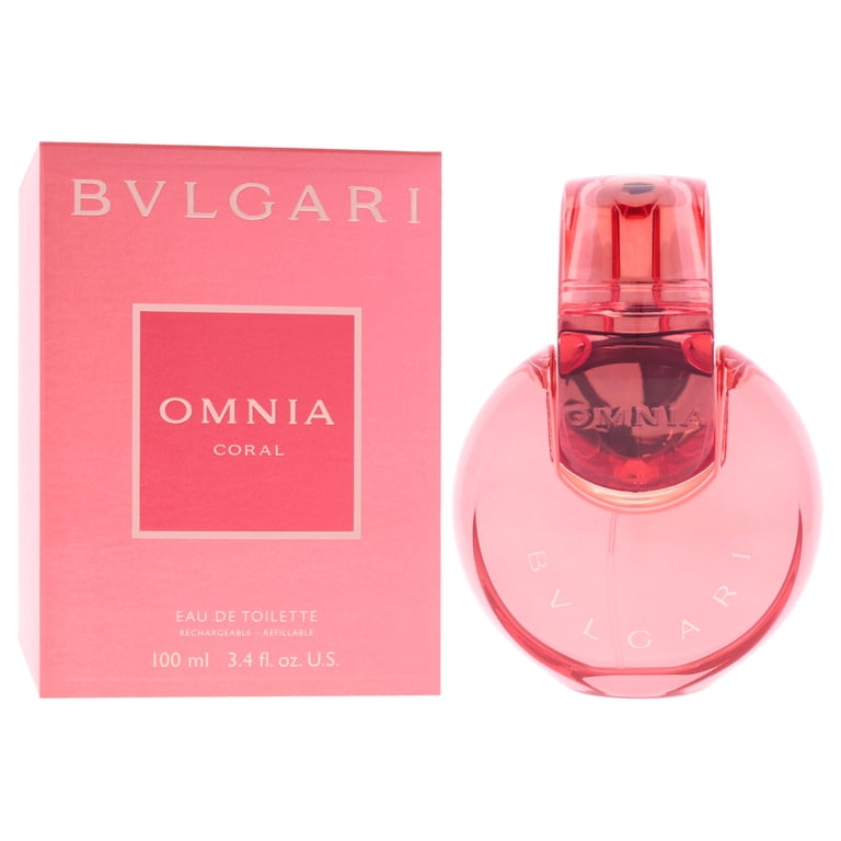 BVLGARI OMNIA CORAL オードトワレ 65ml Bvlgari, Omnia Coral, 3.4 oz EDT Spray, Refillable - Walmart.com