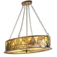 thumbnail image 3 of Meyda 204569 36 in. Mountain Pine Oblong Inverted Pendant - Antique Copper, 3 of 3