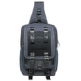 thumbnail image 1 of KAUKKO Canvas Messenger Bag Cross Body Shoulder Sling Backpack Travel Senderismo Chest Bag KAUKKO FD252-1-Grey, 1 of 5