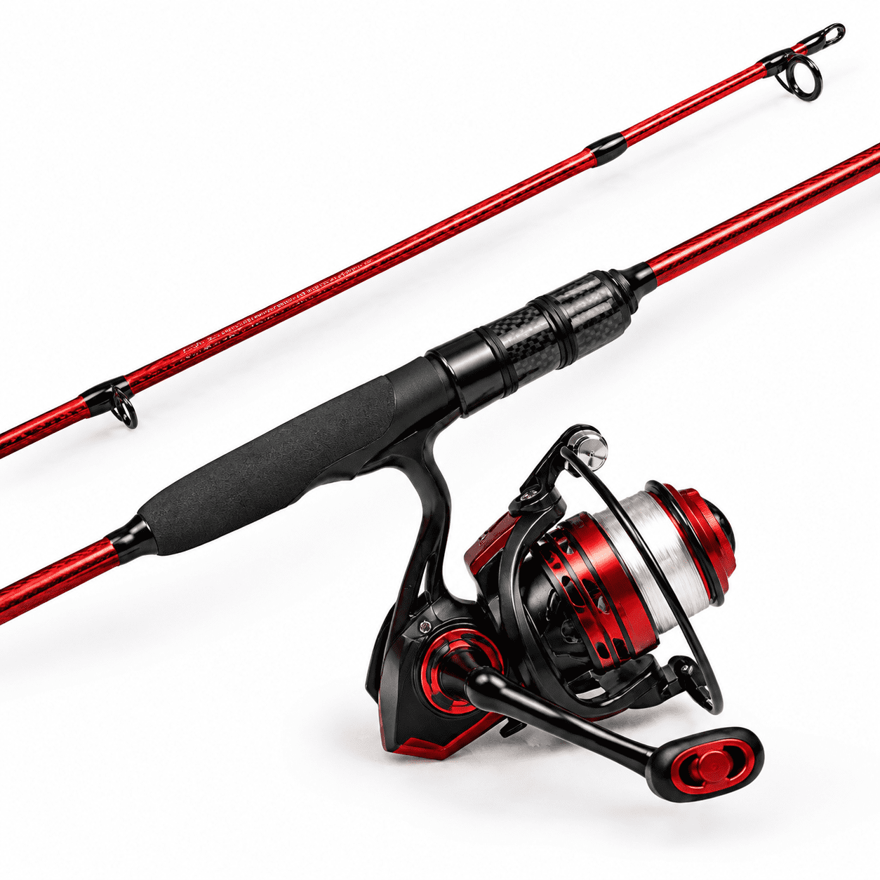 Spinning Rod and Reel Combo 6 0 Ultralight Carbon Fishing Setup for Trout Crappie Panfish