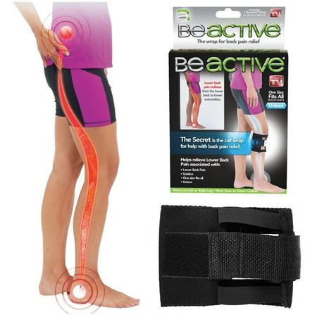 BeActive Lower Back Relief Brace Pressure Point Wrap Protect Knee Calf