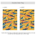 thumbnail image 4 of Yayeee Garden Flag 12" x 18" Double Sided Outdoor Yard Lawn Holiday Decorations, Yellow Sardines Pattern, 4 of 6