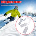thumbnail image 4 of Almohadilla de guantes con calefacción USB Calentamiento eléctrico Guantes Almohadilla Ligera Mano calentada eléctrica Fibra de carbono 5V para acampar al aire libre Senderismo Invierno Mano caliente Barbie Nuevos Originales, 4 of 9