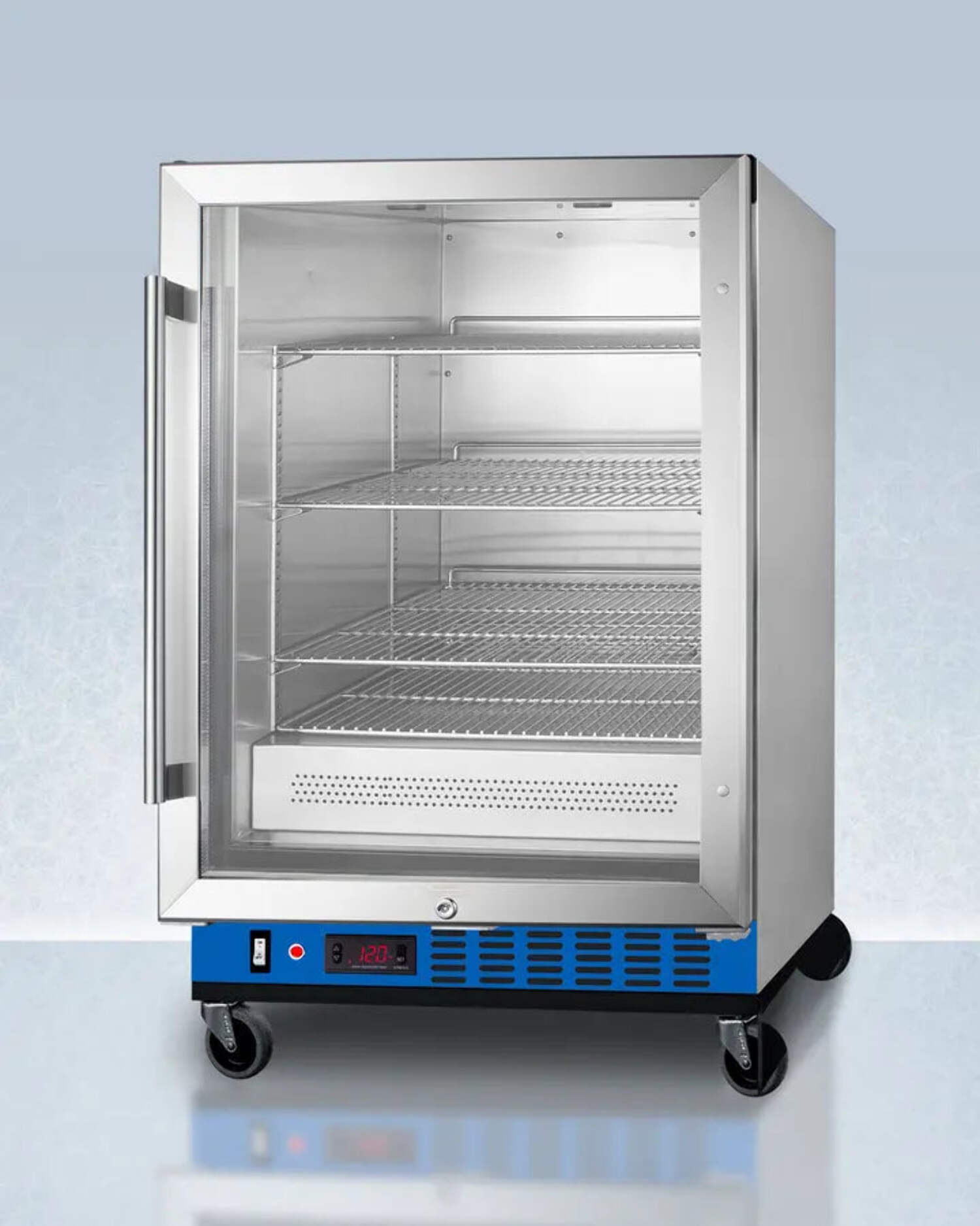 Accucold PTHC65GUC 24" Undercounter Glass Door Blanket Warmer, 4.57 Cu.Ft., 90º -140ºF