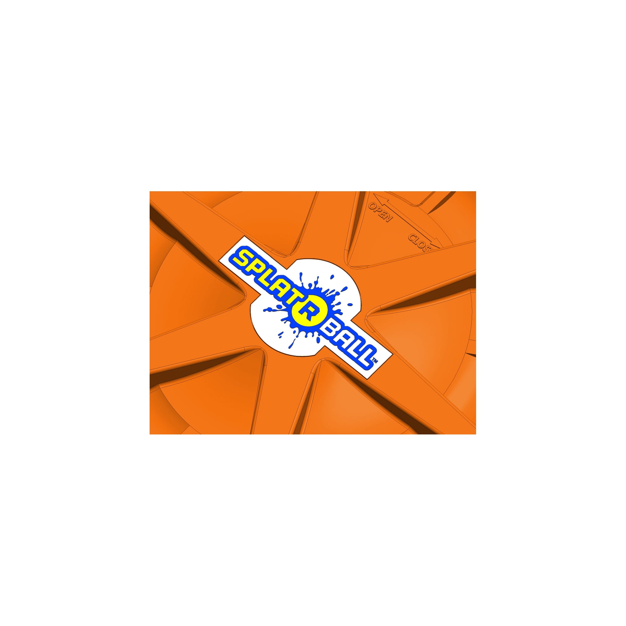 SPLATRBALL Orange 800 Round Water Bead Drum Magazine for Water Bead Blasters. 1 piece included.