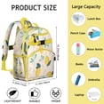 thumbnail image 6 of Summer Fresh Lemon Backpack - Waterproof Ergonomic Design for Students Carrying Heavy Loads, 6 of 6
