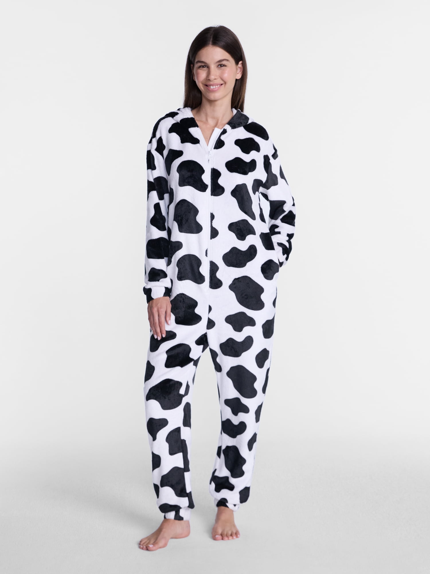 Cow Women’s Union Suit from Way To Celebrate, Sizes XS-3X