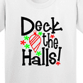 thumbnail image 4 of Inktastic Deck the Halls Christmas Ornament Youth T-Shirt, 4 of 5