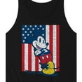 thumbnail image 3 of Disney - Americana - Mickey Vertical American Flag - Men's Jersey Tank Top, 3 of 5