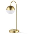 thumbnail image 4 of Pemberly Row Contemporary Metal Round Arched Table Lamp in Gold, 4 of 7